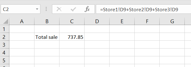 create formulas in excel for mac that contain data from multiple sheets